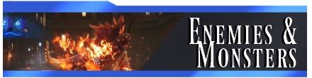 FFVII Crisis Core Reunion - Enemies & Monsters Partial Banner