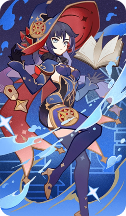 Genshin - Mona Card