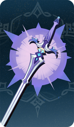 Genshin - Sacrificial Sword Card