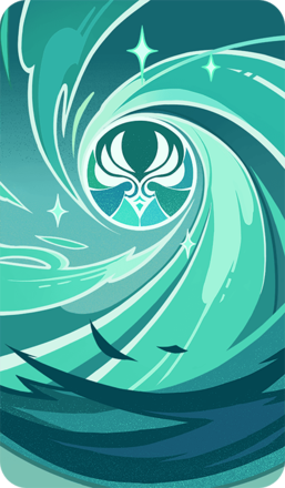 Genshin - Elemental Resonance: Impetuous Winds Card