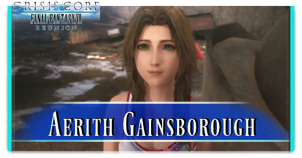 Crisis Core Reunion - Aerith Gainsborough Top Banner