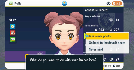 Pokemon Scarlet and Violet Trainer Icon New Photo