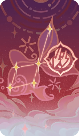 Genshin - Naganohara Meteor Swarm Card
