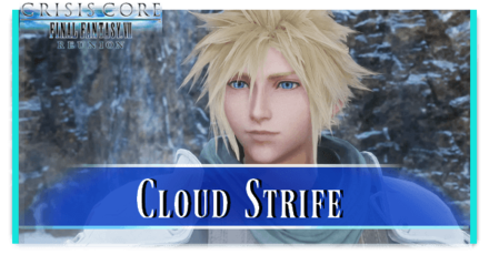 Crisis Core Reunion - Cloud Strife Top Banner