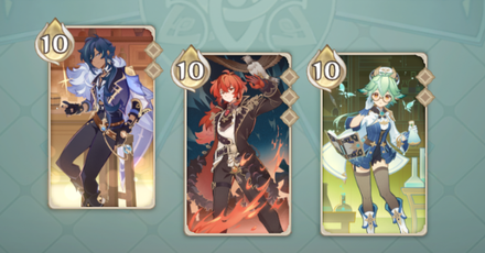 Genshin - Play Kaeya as the opening Active Character