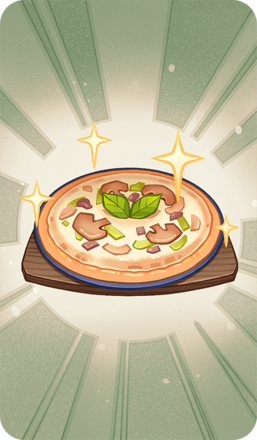 Genshin - Mushroom Pizza Card