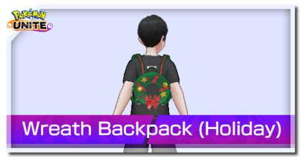 Pokemon UNITE - Wreath Backpack (Holiday) Banner