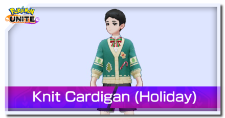 Pokemon UNITE - Knit Cardigan (Holiday) Banner