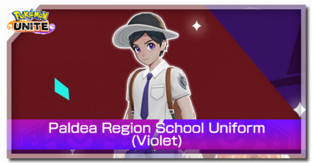 Pokemon UNITE - Paldea School Uniform (Violet) Banner.png
