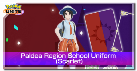 Pokemon UNITE - Paldea Region School Uniform (Scarlet) Banner