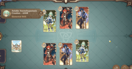 Genshin Impact List of Character Cards - Active Character