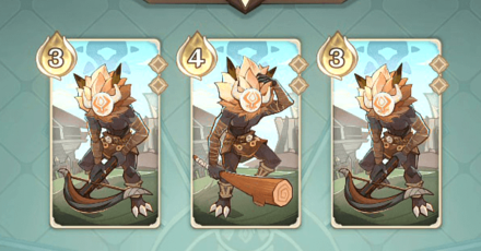 Genshin - Swan Duel - Starting Lineup Hilichurl Fighter and Hilichurl Shooters