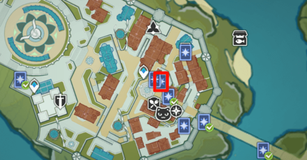 Genshin - Genius Invokation Blanche Duel Location