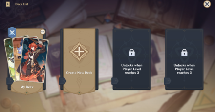 Genshin - Casket of Tomes - Customize your Deck