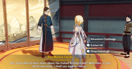 Genshin - Open World Match - Tea Master Liu Su