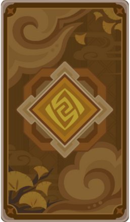 Genshin - Card Back - Liyue