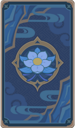 Genshin - Glaze Lily Card
