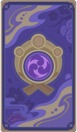 Genshin - Card Back - Inazuma
