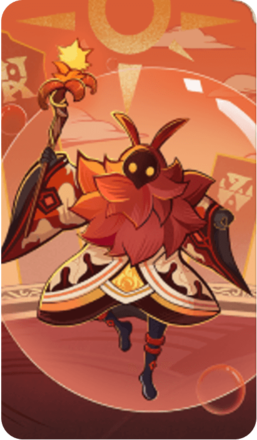 Genshin - Pyro Abyss Mage Card