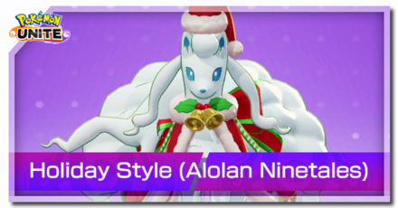 Pokemon UNITE - Holiday Style Alolan Ninetales Banner
