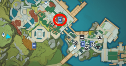 Genshin - Genius Invokation Tea Master Liu Su Duel Location