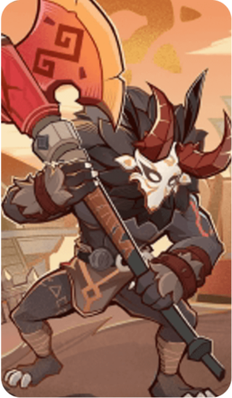 Genshin - Blazing Axe Mitachurl Card