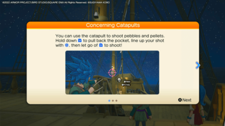 DQ Treasures - Catapult Controls