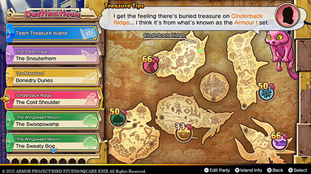 Dragon Quest Treasures - Select Island For Treasure Hunting