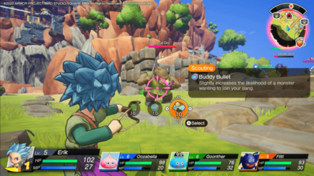 DQ Treasures -  Use Buddy Bullets on Monsters