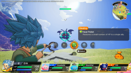 DQ Treasures -  Use Heal Pellets