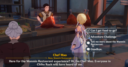 Genshin - Open World Match - Chef Mao Duel