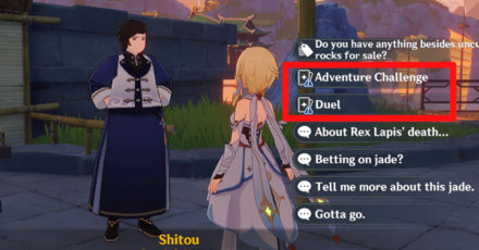 Genshin - Open World Match - Adventure Challenge versus Duels