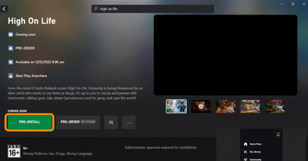 How to Preload High on Life for PC