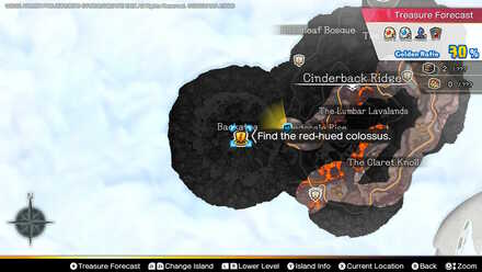 DQ Treasures - Amber Horn location