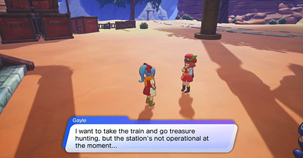 Dragon Quest Treasures - Talk to Gayle