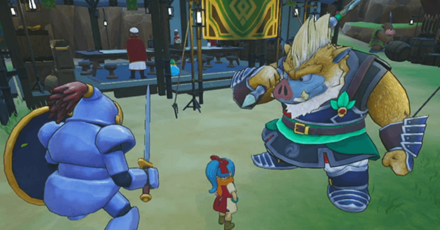 DQ Treasures - Speak with Captain Levanter