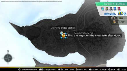 DQ Treasures - Emerald Wing location