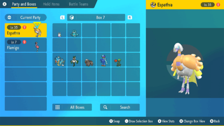 Pokemon Scarlet and Violet - Give Espathra Roost Step 3