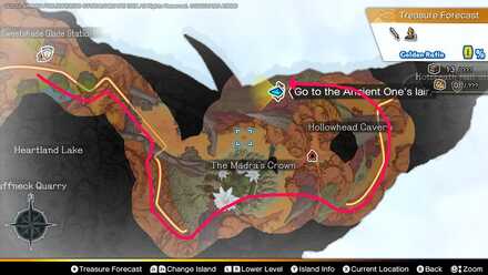 DQ Treasures - how to get to the Ancient One