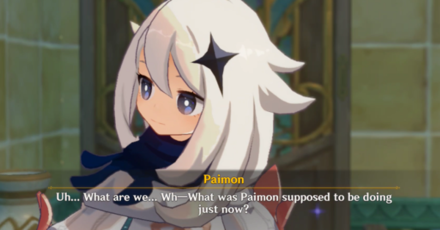Genshin - Night-Bird Falls How to Play 9 - Talk to Paimon