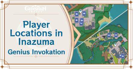 Genshin Impact - All TCG Player Locations in Inazuma