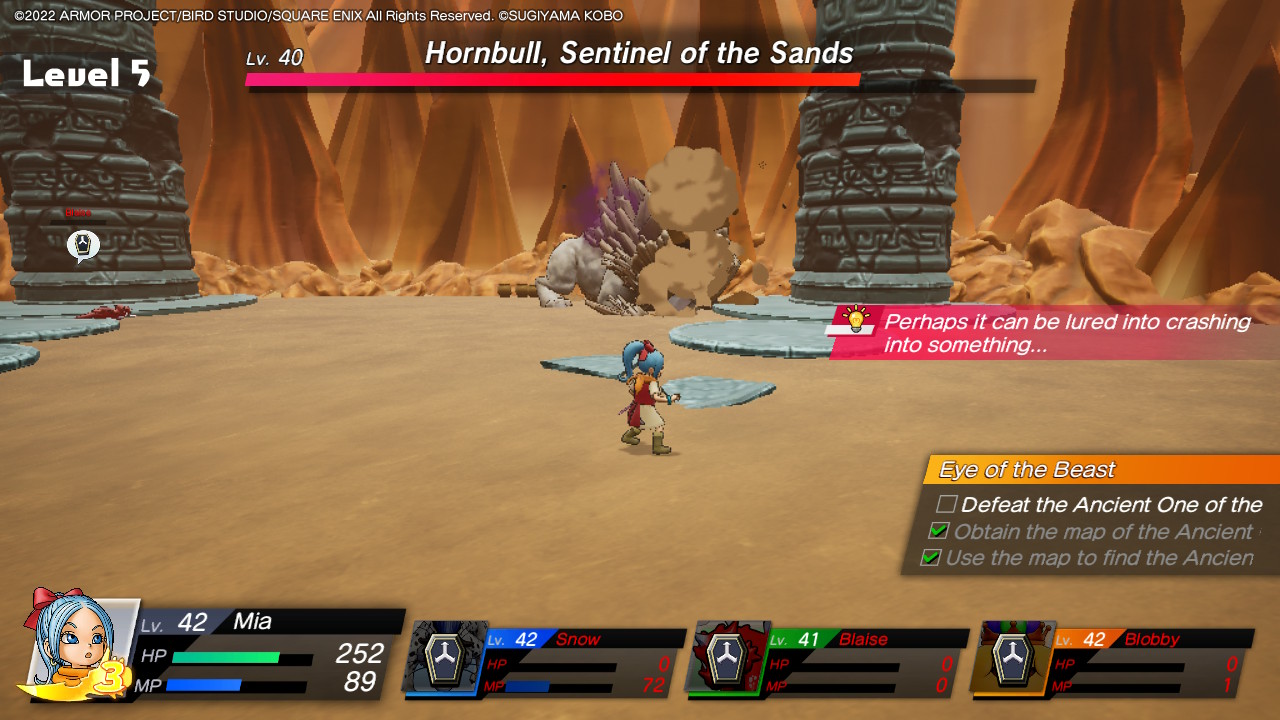 DQ Treasures - burrowing Hornbull