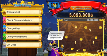 Dragon Quest Treasures - Unlocks After Gang Rank 3