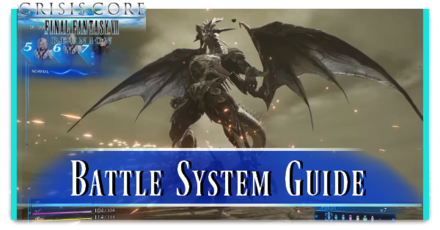 Crisis Core Reunion - Battle System Guide Top Banner