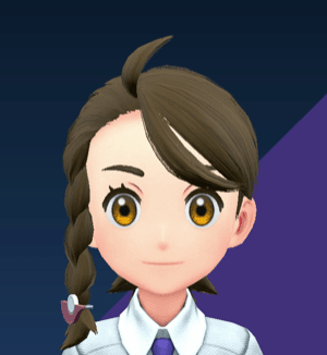 Pokemon Scarlet and Violet SV - Typical side braid