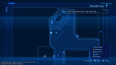 Crisis Core Final Fantasy VII Reunion - Save Point Map Icon