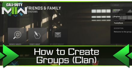 Modern Warfare 2 - How to Create Groups (Clan)