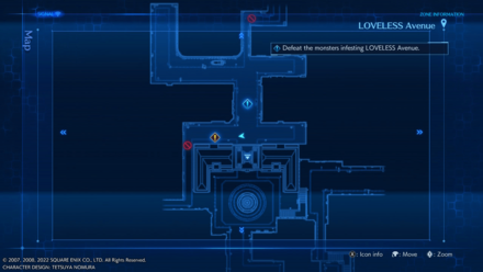 Crisis Core Final Fantasy VII Reunion - Chapter 3 Earring Map Location