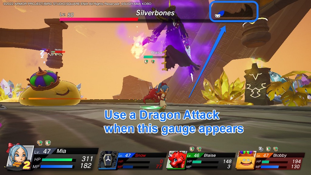 DQ Treasures - Silverbones stun gauge