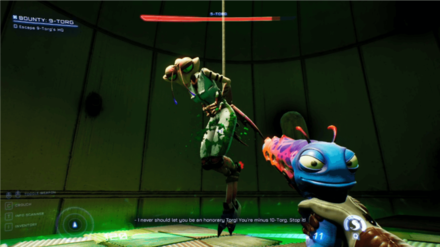 High on Life - 5-Torg Taking Damage With Boss Health Bar